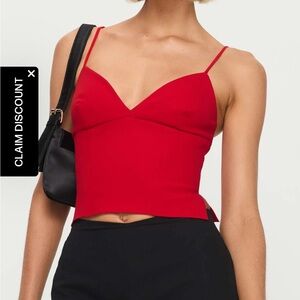 Princess Polly Vibrant Red Camisole Top